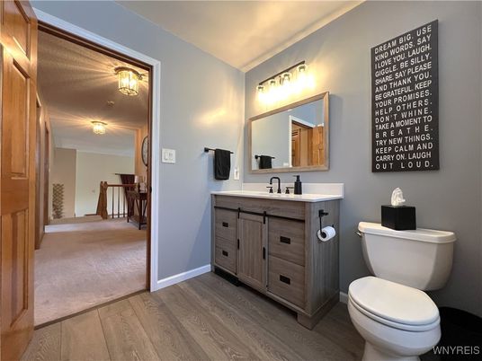 Bathroom, Interior, Wood Texture Flooring