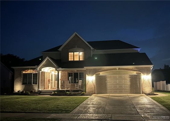 Attached, Exterior, Facade, Brick Facade, Brick Traditional