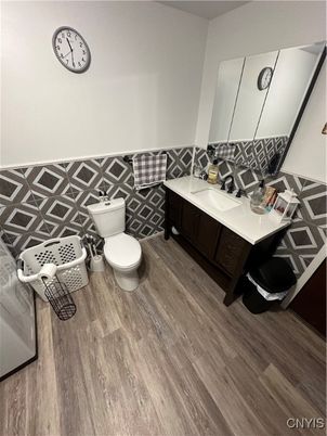 Bathroom, Interior, Wood Texture Flooring