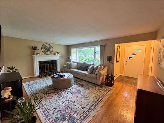 Fireplace, Interior, Living room, Wood Texture Flooring