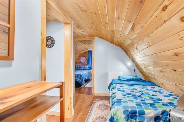 Bedroom, Interior, Wooden Ceilings, Wood Texture Flooring, Wooden Walls