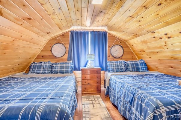 Bedroom, Interior, Wooden Ceilings, Wood Texture Flooring, Wooden Walls