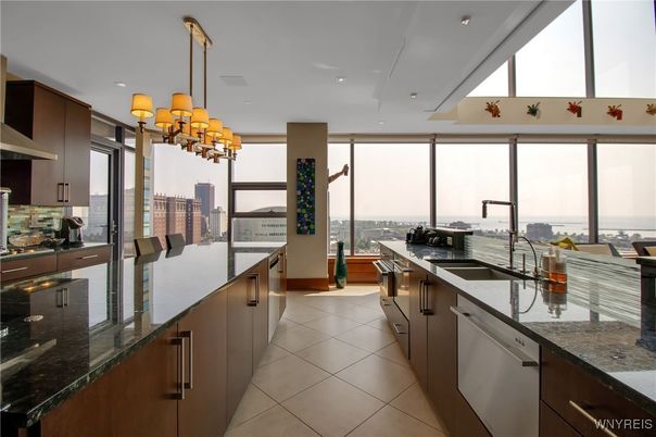 Interior, Kitchen, Recessed Lighting, Water