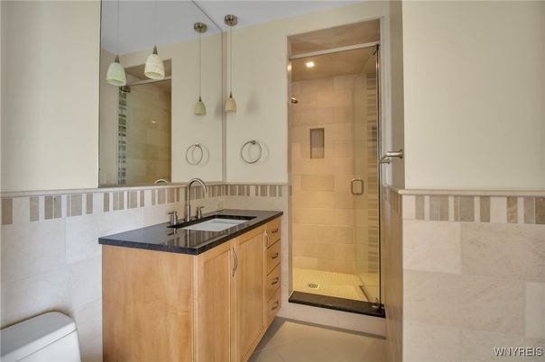 Bathroom, Glass Shower, Interior