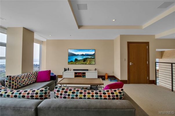 Interior, Living room, Recessed Lighting