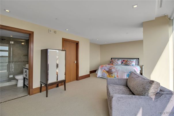 Bathroom, Bedroom, Glass Shower, Interior, Recessed Lighting