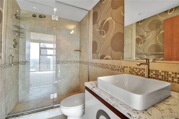 Bathroom, Glass Shower, Interior