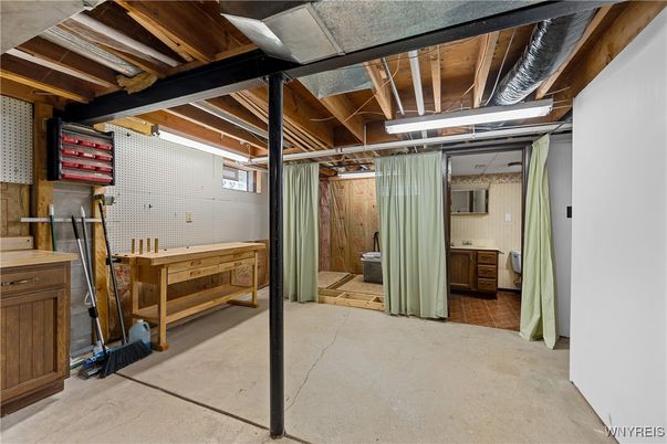 Bathroom, Interior, Wooden Beams, Wooden Ceilings