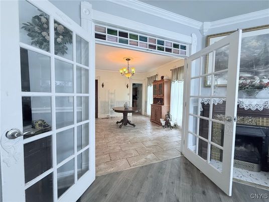 Chandelier, Interior, Wood Texture Flooring