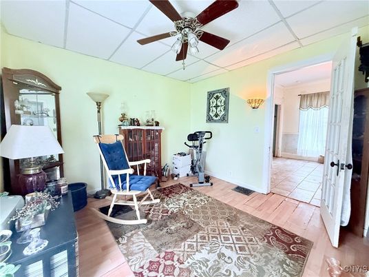 Fitness Equipment, Interior, Wood Texture Flooring