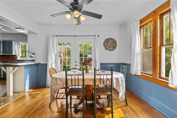Dining room, Interior, Wood Texture Flooring