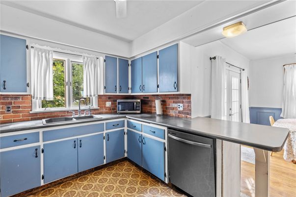 Interior, Kitchen, Wood Texture Flooring