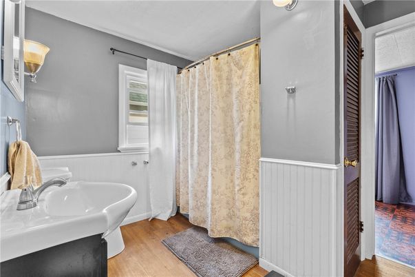 Bathroom, Interior, Wood Texture Flooring