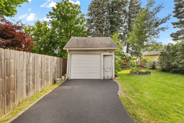 Backyard, Detached Garage, Exterior
