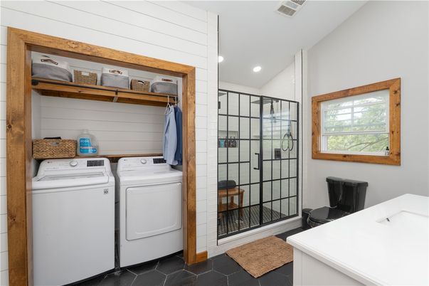 Interior, Recessed Lighting, Washer
