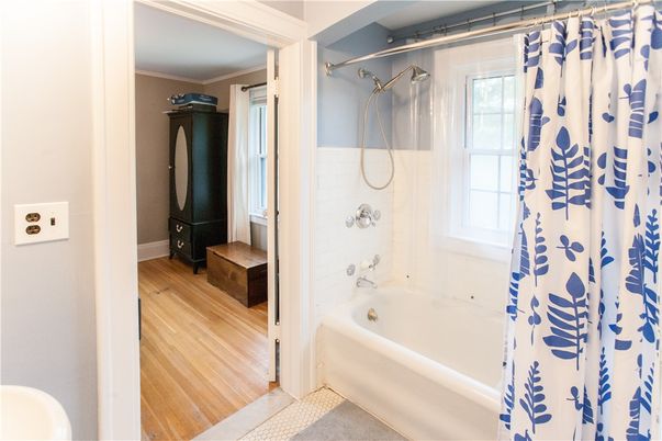 Bathroom, Interior, Wood Texture Flooring