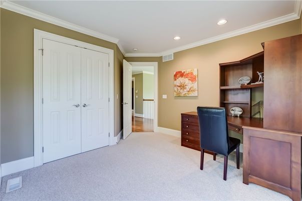 Home Office, Interior, Recessed Lighting