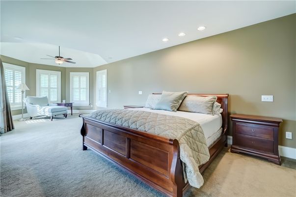Bedroom, Interior, Recessed Lighting
