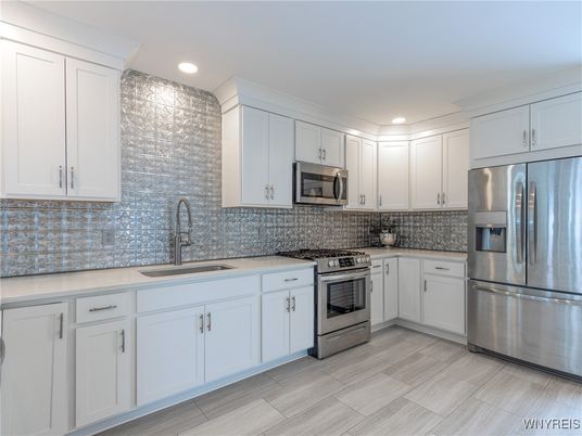 Interior, Kitchen, Recessed Lighting, Stainless Steel Appliances