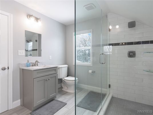 Bathroom, Glass Shower, Interior
