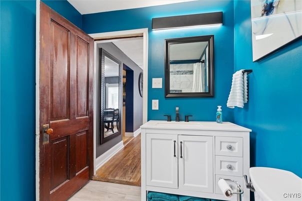 Bathroom, Interior, Wood Texture Flooring