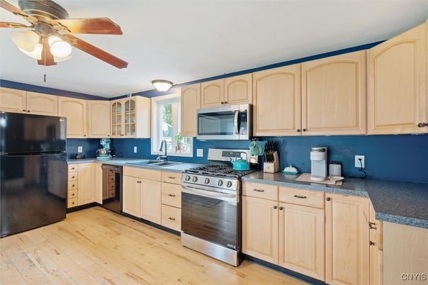 Interior, Kitchen, Wood Texture Flooring