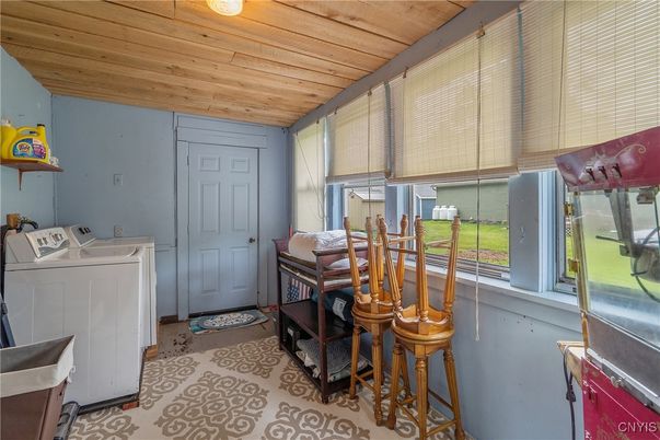 Interior, Washer, Wooden Ceilings