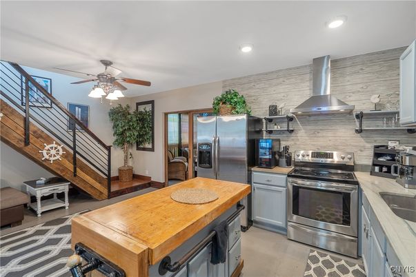 Interior, Kitchen, Recessed Lighting, Stainless Steel Appliances