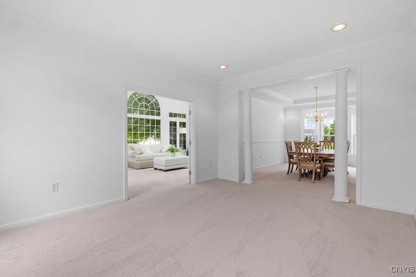 Chandelier, Dining room, Interior, Recessed Lighting