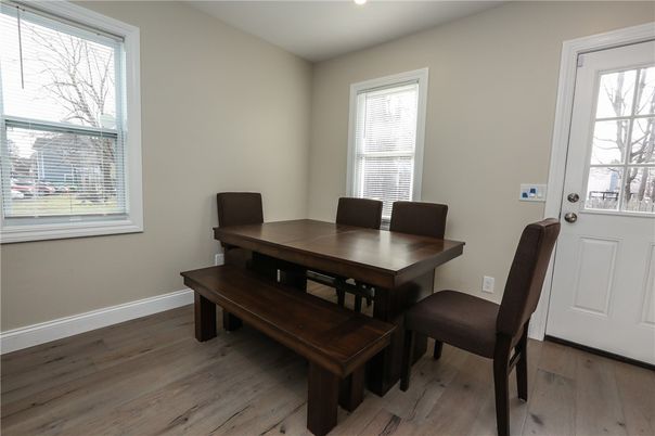 Dining room, Interior, Wood Texture Flooring
