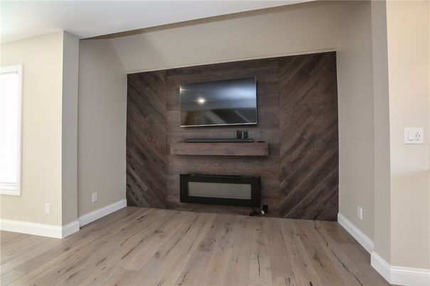 Fireplace, Interior, Wood Texture Flooring, Wooden Walls