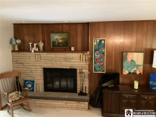 Fireplace, Interior, Wooden Walls