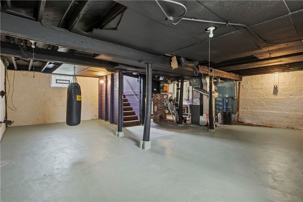 Fitness Equipment, Interior, Stone Walls