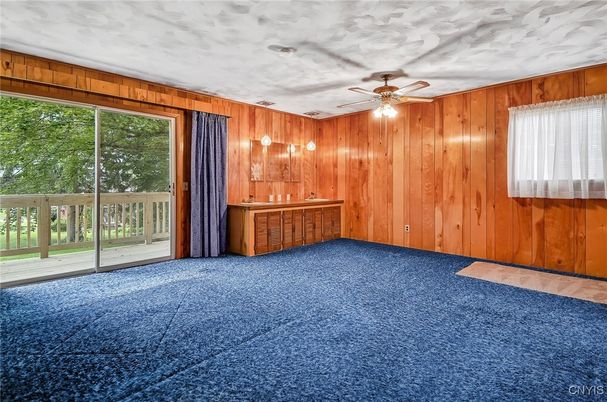 Empty room, Interior, Wooden Walls