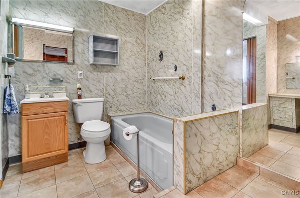 Bathroom, Interior, Marble Walls