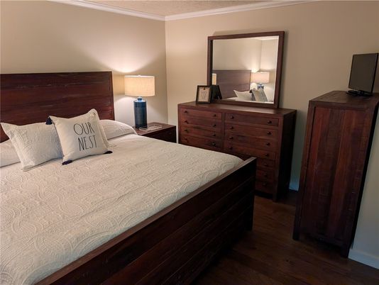 Bedroom, Interior, Wood Texture Flooring