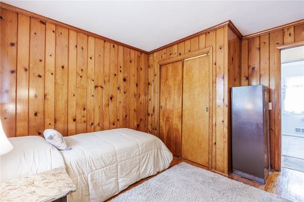 Bedroom, Interior, Wood Texture Flooring, Wooden Walls