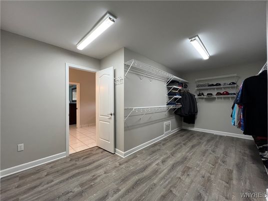Empty room, Interior, Walk-in Closets, Wood Texture Flooring