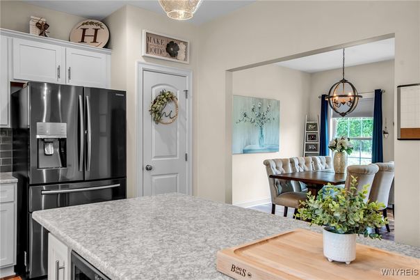 Dining room, Interior, Kitchen, Pendant Lights