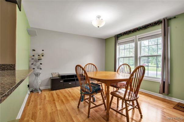 Dining room, Interior, Wood Texture Flooring