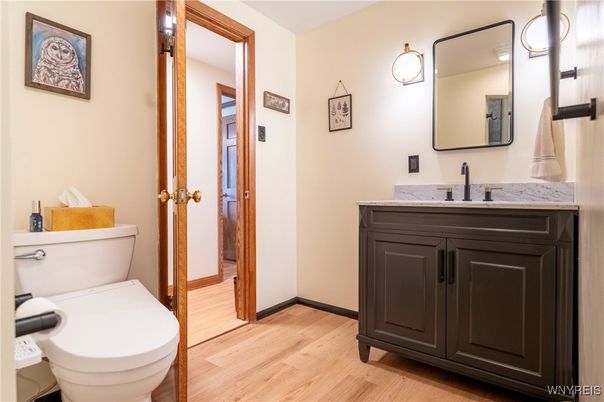 Bathroom, Interior, Wood Texture Flooring