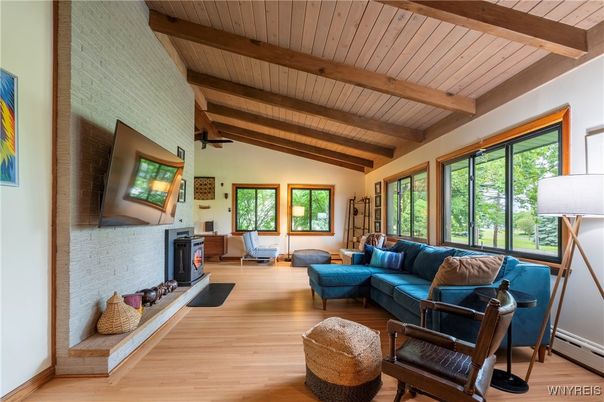 Fireplace, Interior, Living room, Wooden Beams, Wooden Ceilings, Wood Texture Flooring