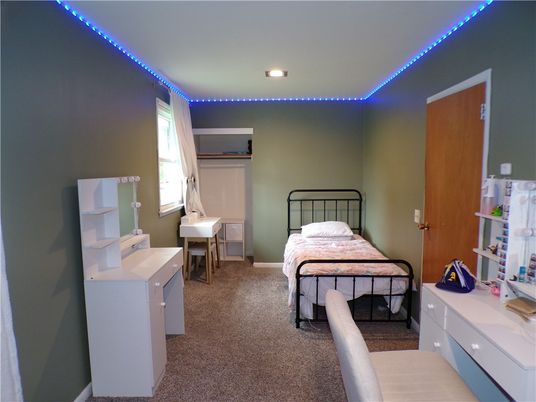 Bedroom, Interior, Recessed Lighting
