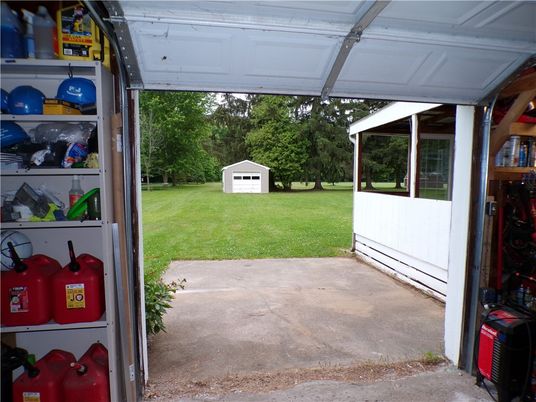 Backyard, Detached Garage, Exterior