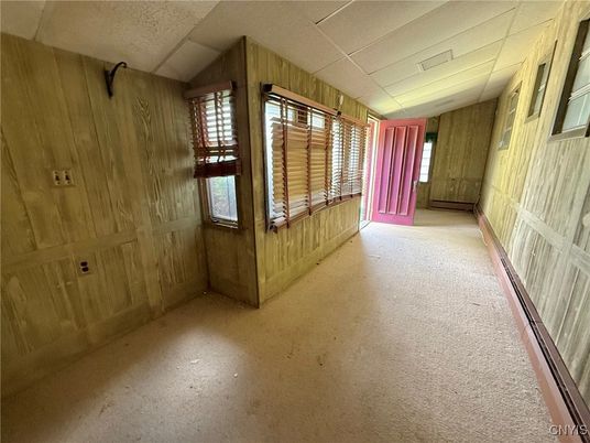 Empty room, Interior, Wooden Walls