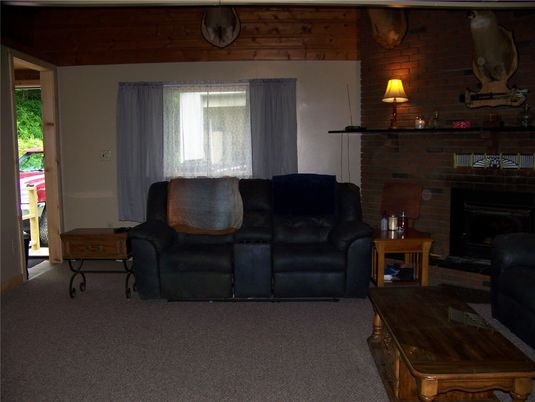 Interior, Living room, Stone Walls