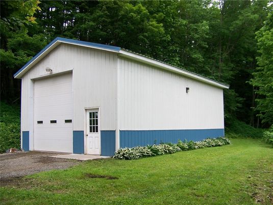 Backyard, Detached Garage, Exterior