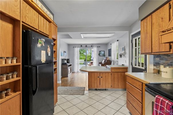 Interior, Kitchen, Wood Texture Flooring