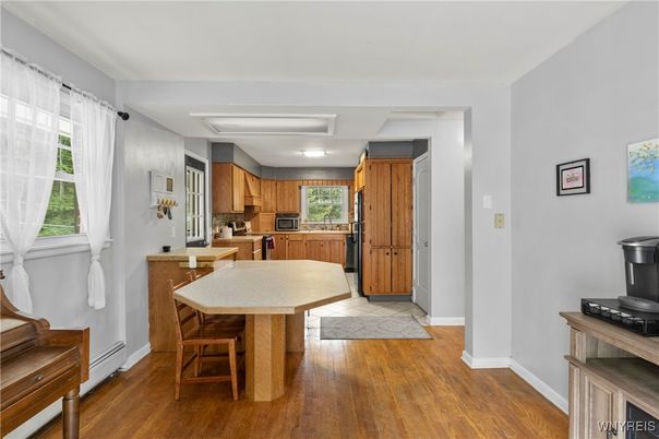 Dining room, Interior, Kitchen, Wood Texture Flooring