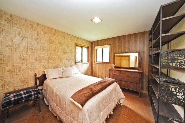 Bedroom, Interior, Wooden Walls